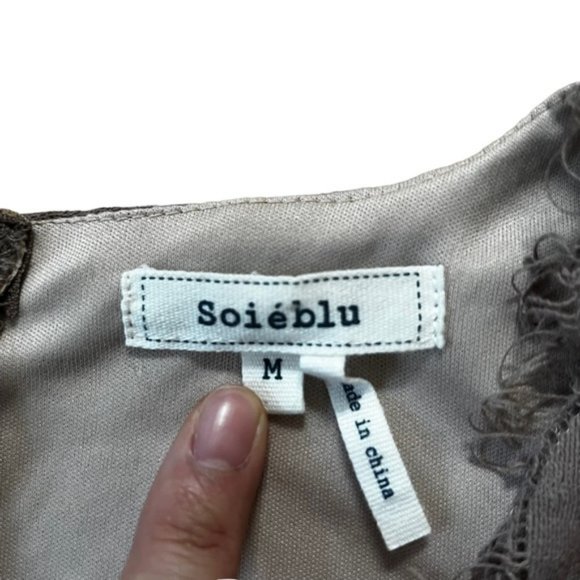 Soieblu Lace Eyelet High Low Dress Size Medium - Picture 8 of 13